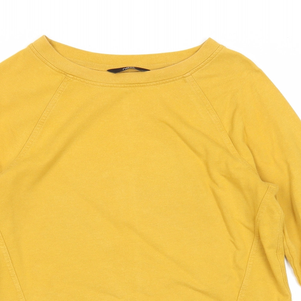 Womens UK Size 6 NEXT Yellow Pullover Sweatshirt