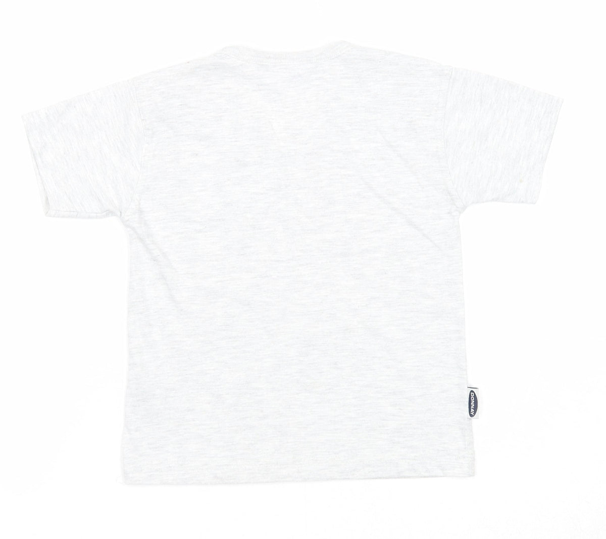 Donnay Boys Grey Polyester Basic T-Shirt Size 5-6 Years V-Neck Pullover