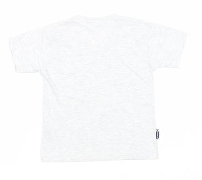 Donnay Boys Grey Polyester Basic T-Shirt Size 5-6 Years V-Neck Pullover