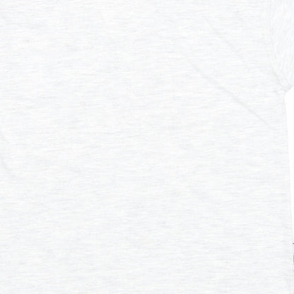 Donnay Boys Grey Polyester Basic T-Shirt Size 5-6 Years V-Neck Pullover