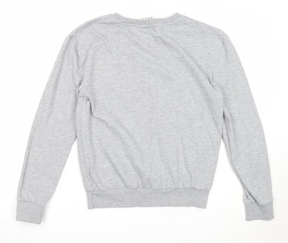 Womens UK Size 10 Disney Grey Pullover Sweatshirt