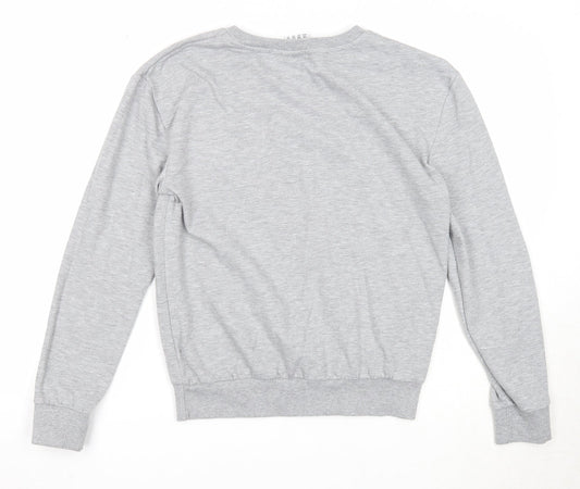 Womens UK Size 10 Disney Grey Pullover Sweatshirt