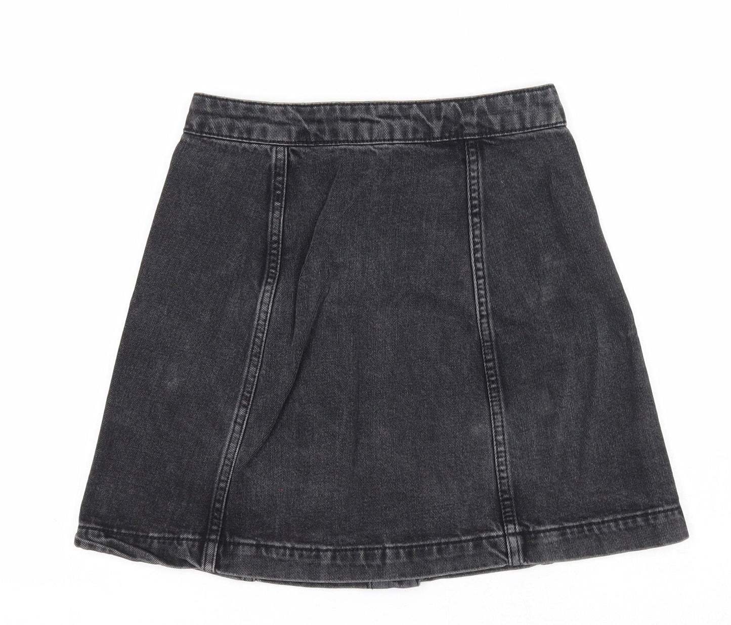 Womens UK Size 25 in Topshop A-Line Denim Skirt