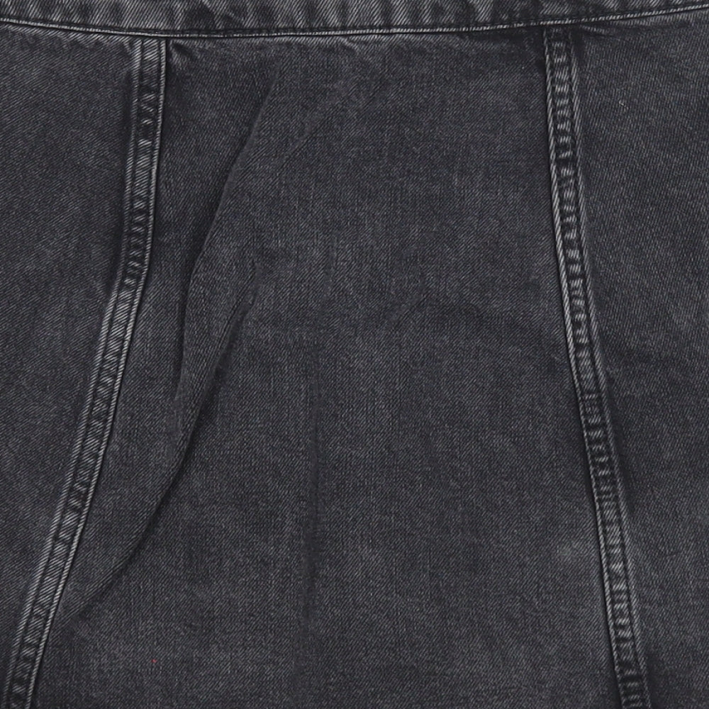 Womens UK Size 25 in Topshop A-Line Denim Skirt