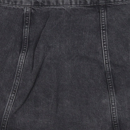 Womens UK Size 25 in Topshop A-Line Denim Skirt