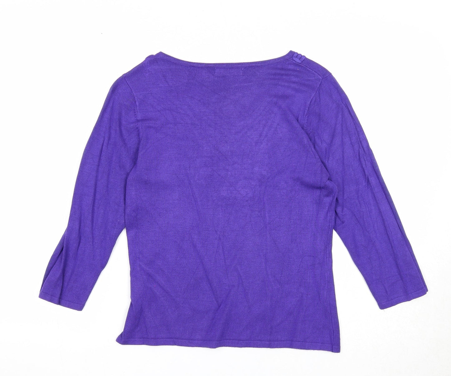 Womens UK Size 6 Sky Designs Purple Pullover Jumper