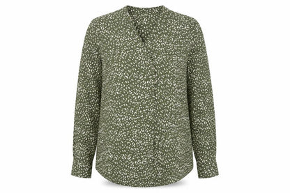 Womens UK Size 10 Bonmarché Green Basic Blouse