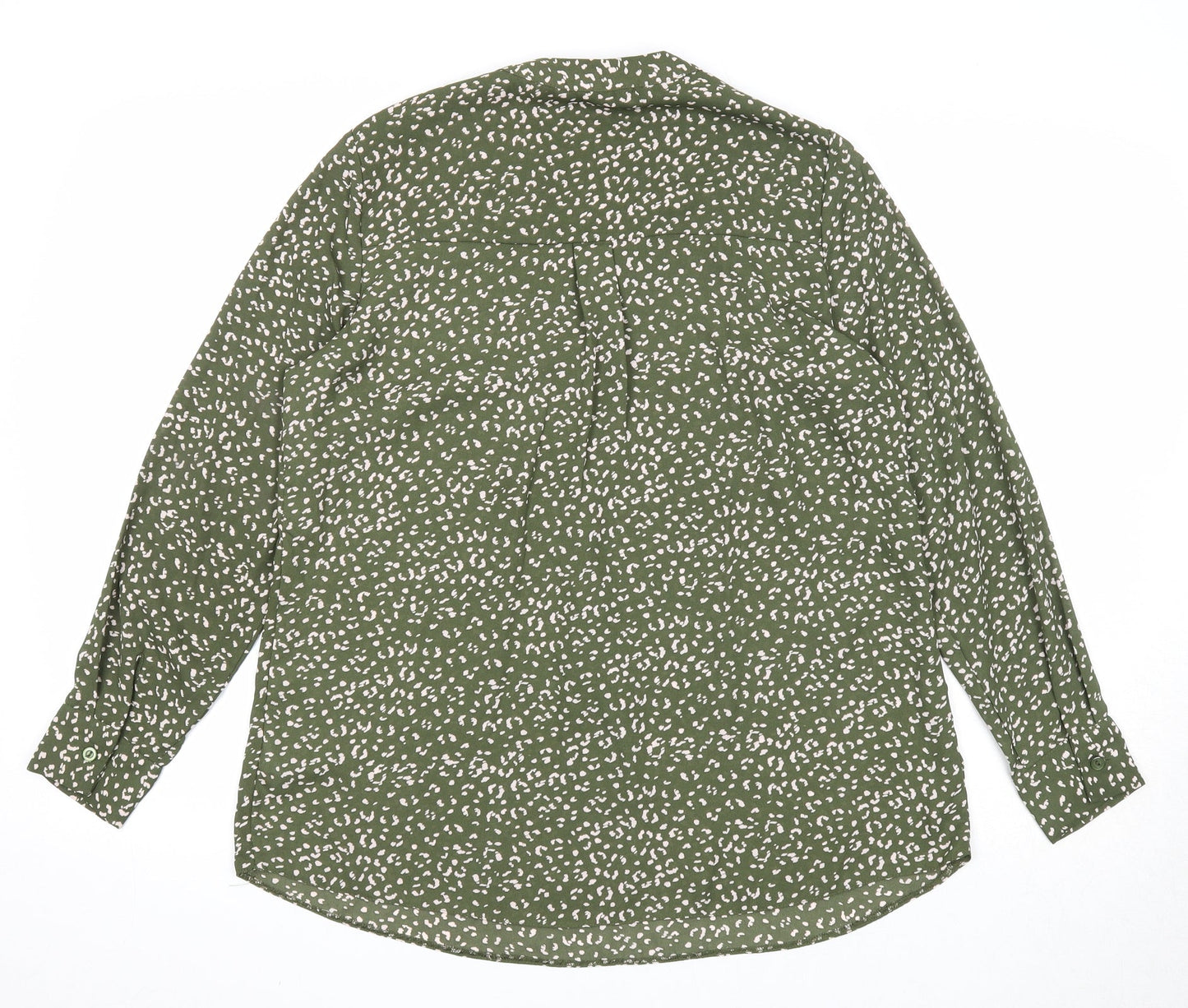 Womens UK Size 10 Bonmarché Green Basic Blouse