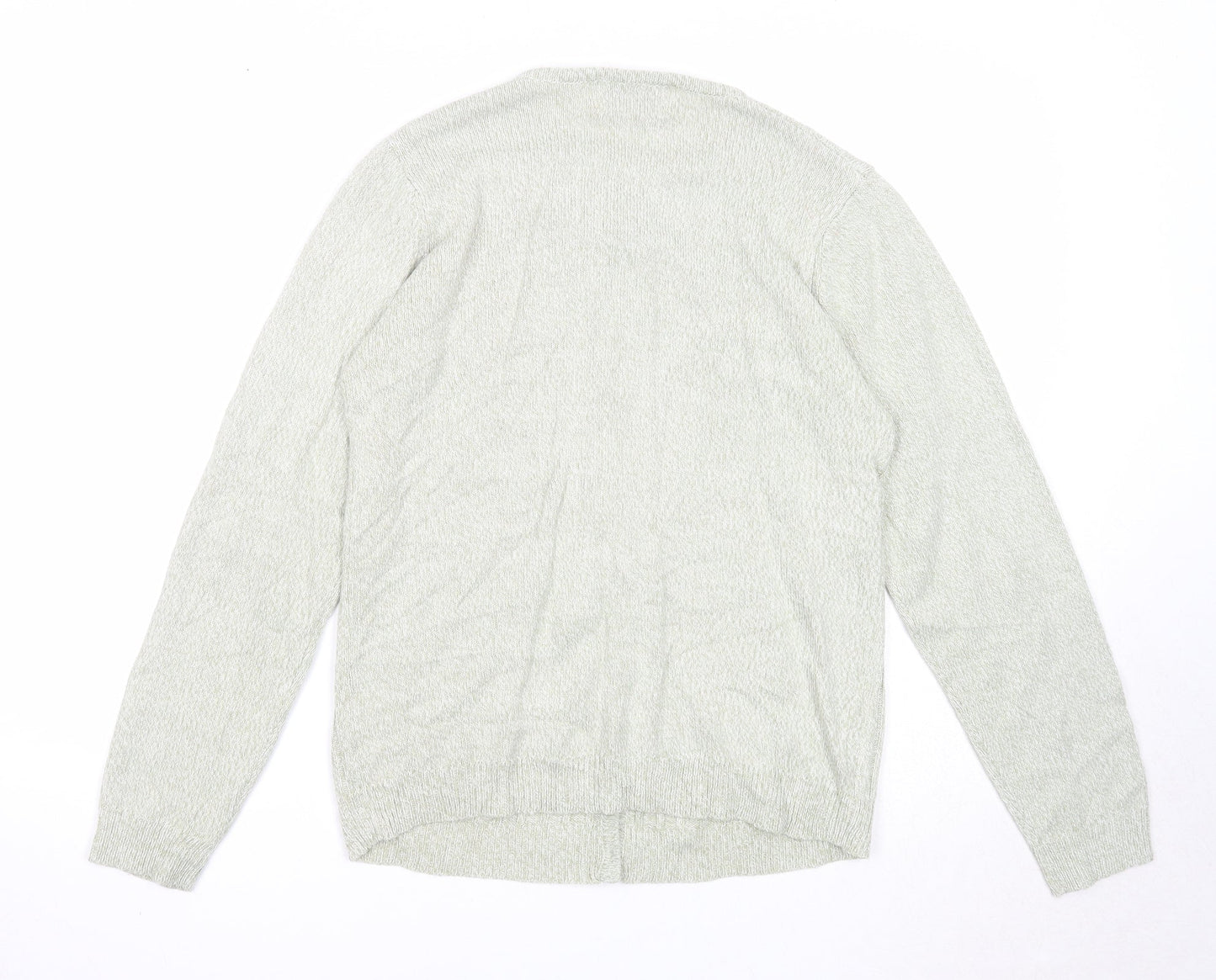 Womens UK Size 10 EWM Green Cardigan Jumper