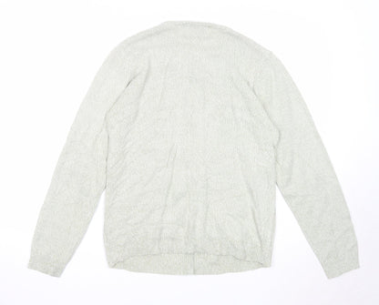Womens UK Size 10 EWM Green Cardigan Jumper