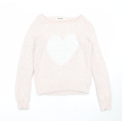 Womens UK Size 10 Internacionale Pink Pullover Jumper