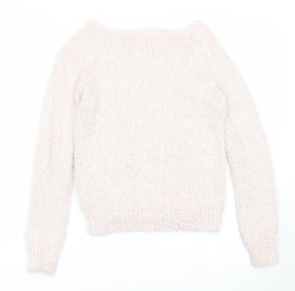 Womens UK Size 10 Internacionale Pink Pullover Jumper