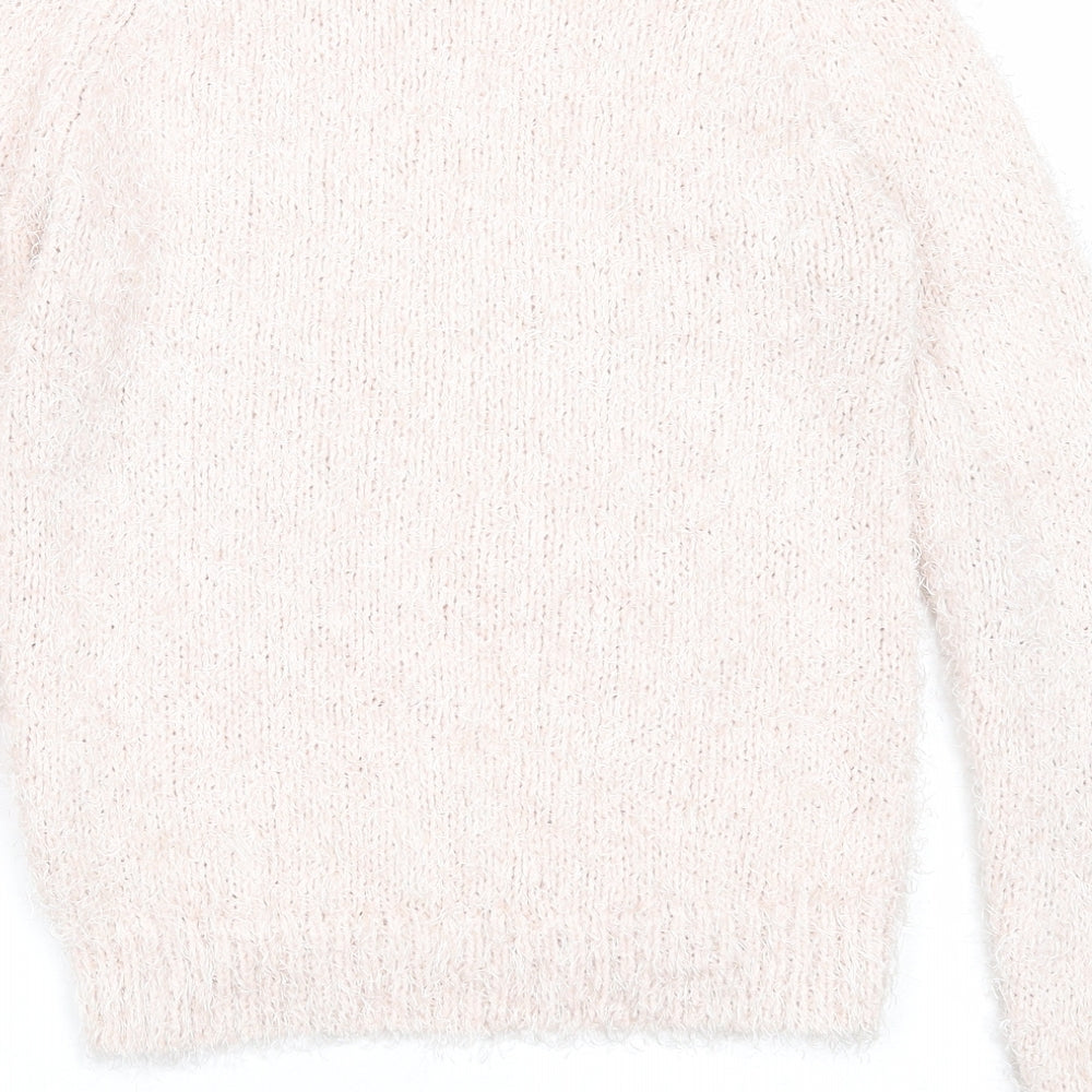 Womens UK Size 10 Internacionale Pink Pullover Jumper