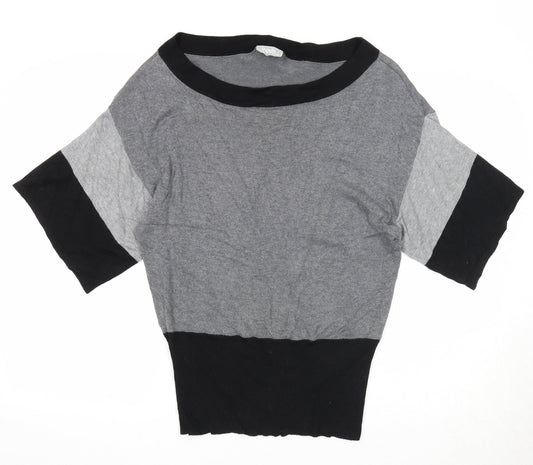Womens UK Size S Wallis Grey Pullover Jumper