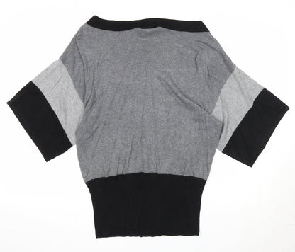 Womens UK Size S Wallis Grey Pullover Jumper