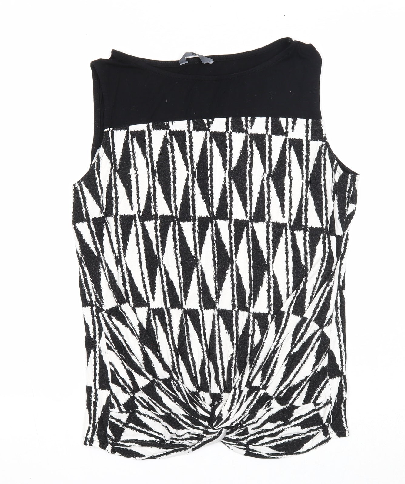 Womens UK Size 14 BHS Black Basic Tank
