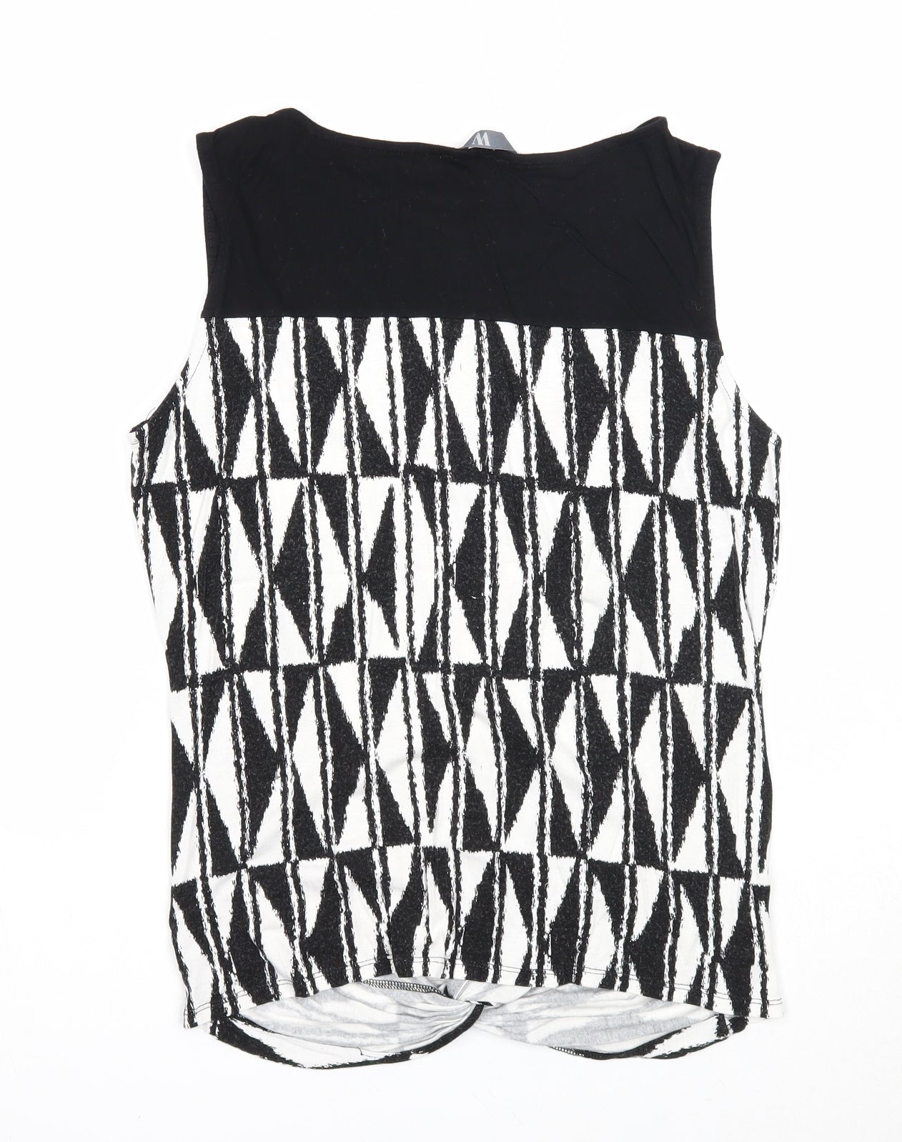 Womens UK Size 14 BHS Black Basic Tank