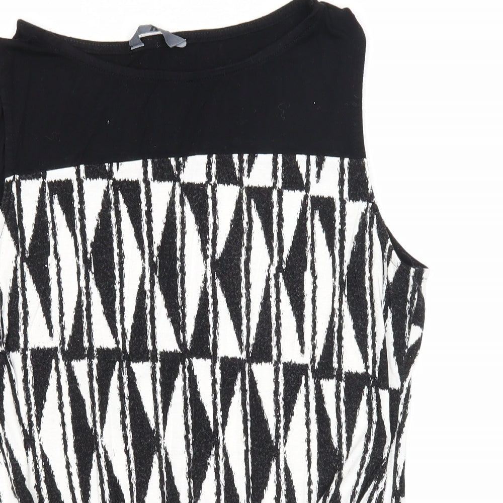 Womens UK Size 14 BHS Black Basic Tank