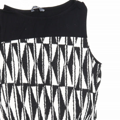 Womens UK Size 14 BHS Black Basic Tank
