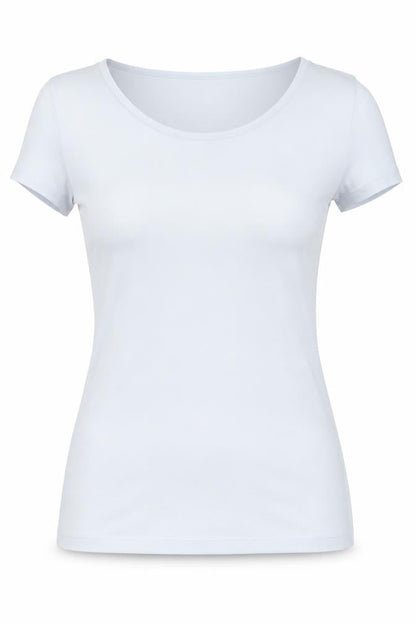 Womens UK Size 6 Savida Blue Basic T-Shirt