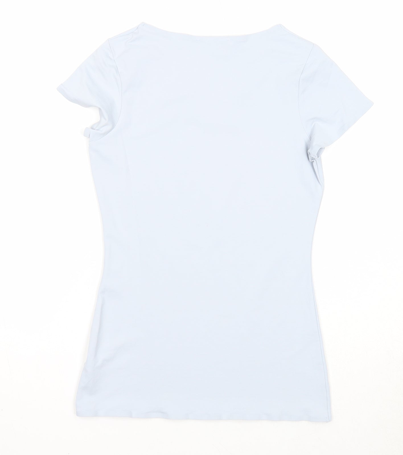 Womens UK Size 6 Savida Blue Basic T-Shirt