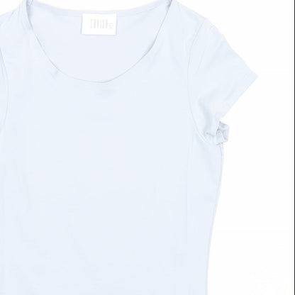 Womens UK Size 6 Savida Blue Basic T-Shirt