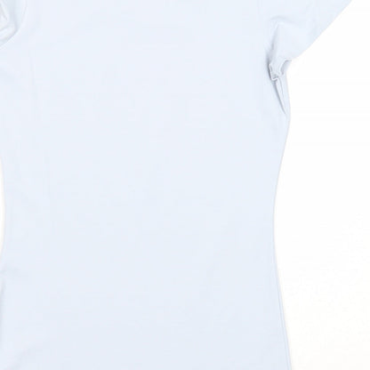 Womens UK Size 6 Savida Blue Basic T-Shirt