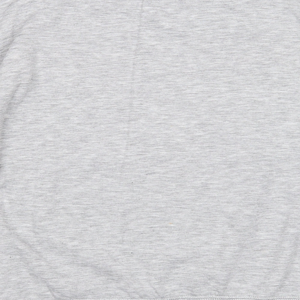 New Look Womens Grey Colourblock Polyester Pullover Sweatshirt Size 12 Pullover - Oh Hey Saturday