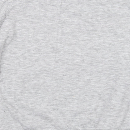 New Look Womens Grey Colourblock Polyester Pullover Sweatshirt Size 12 Pullover - Oh Hey Saturday