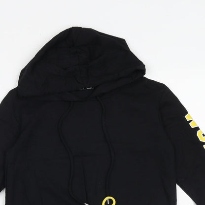 Select Womens Black Cotton Pullover Hoodie Size 6 Pullover - Work It Out