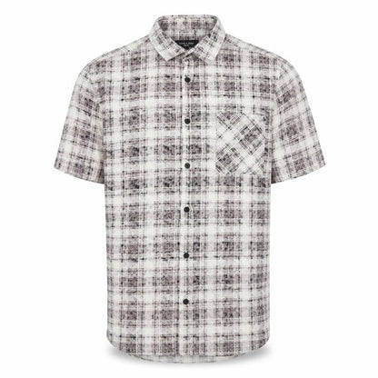 Mens UK Size L New Look Multicoloured  Button-Up Short Sleeve Casual Shirt
