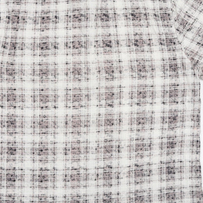 Mens UK Size L New Look Multicoloured  Button-Up Short Sleeve Casual Shirt