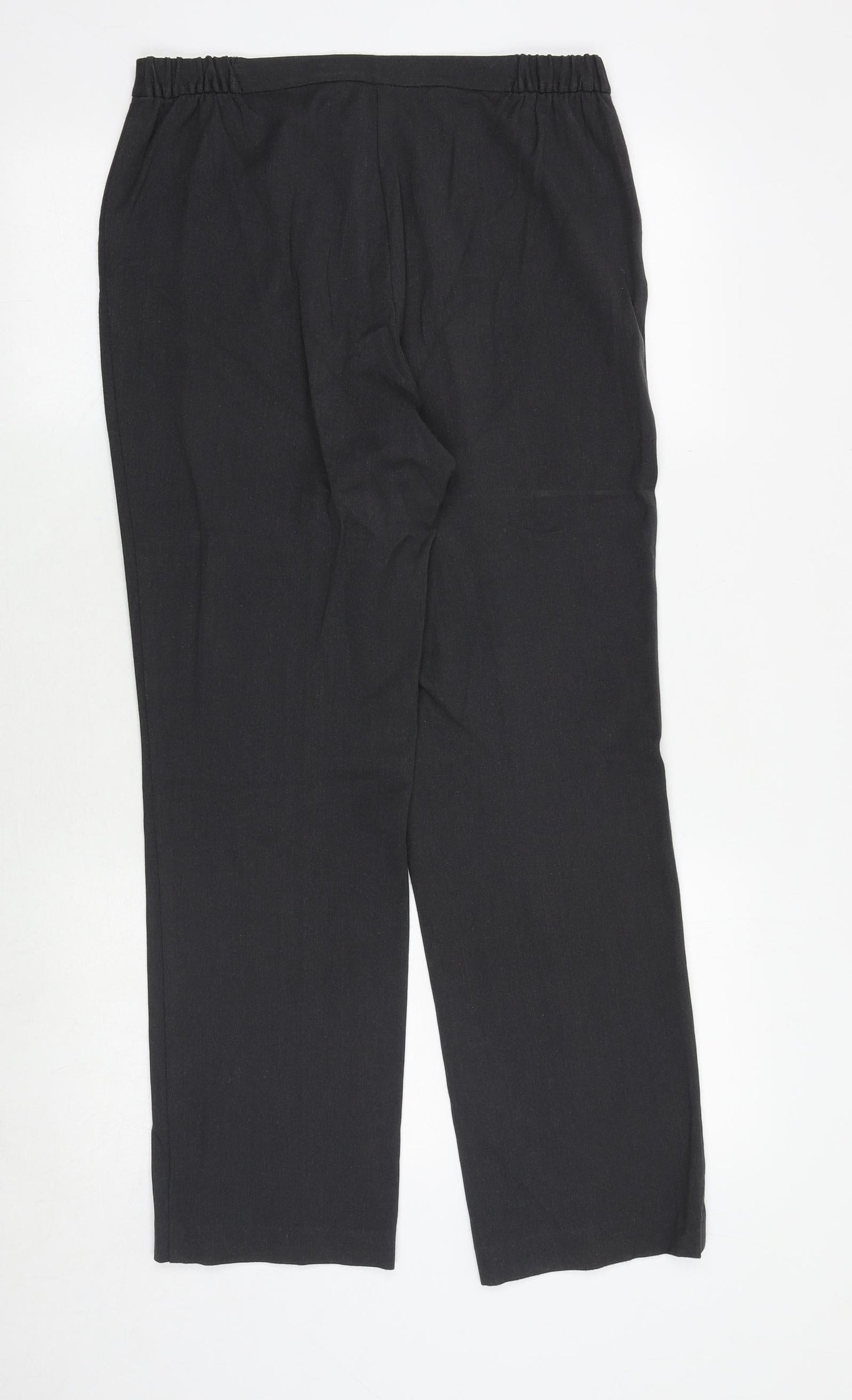 Womens UK Size 10 Marks and Spencer Regular Fit  Grey Trousers