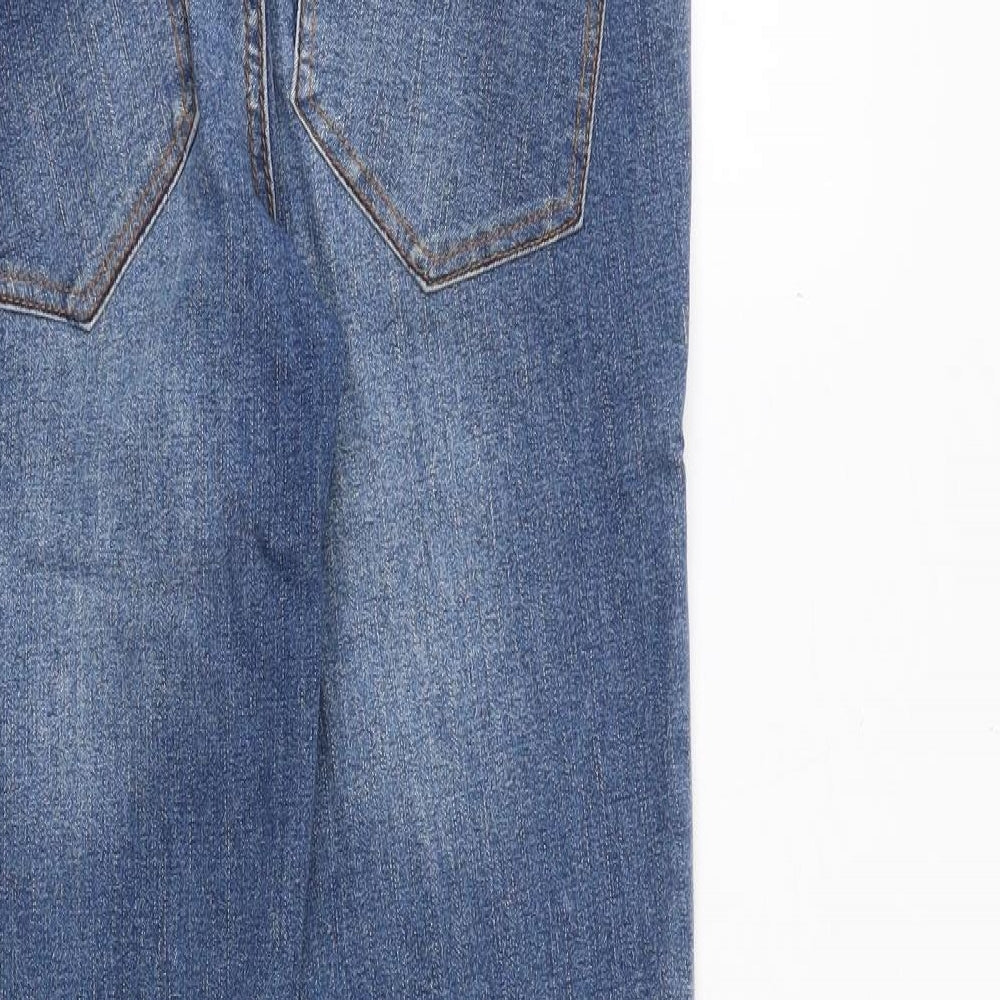 Mamalicious Womens Blue Cotton Skinny Jeans Size 35 in Regular