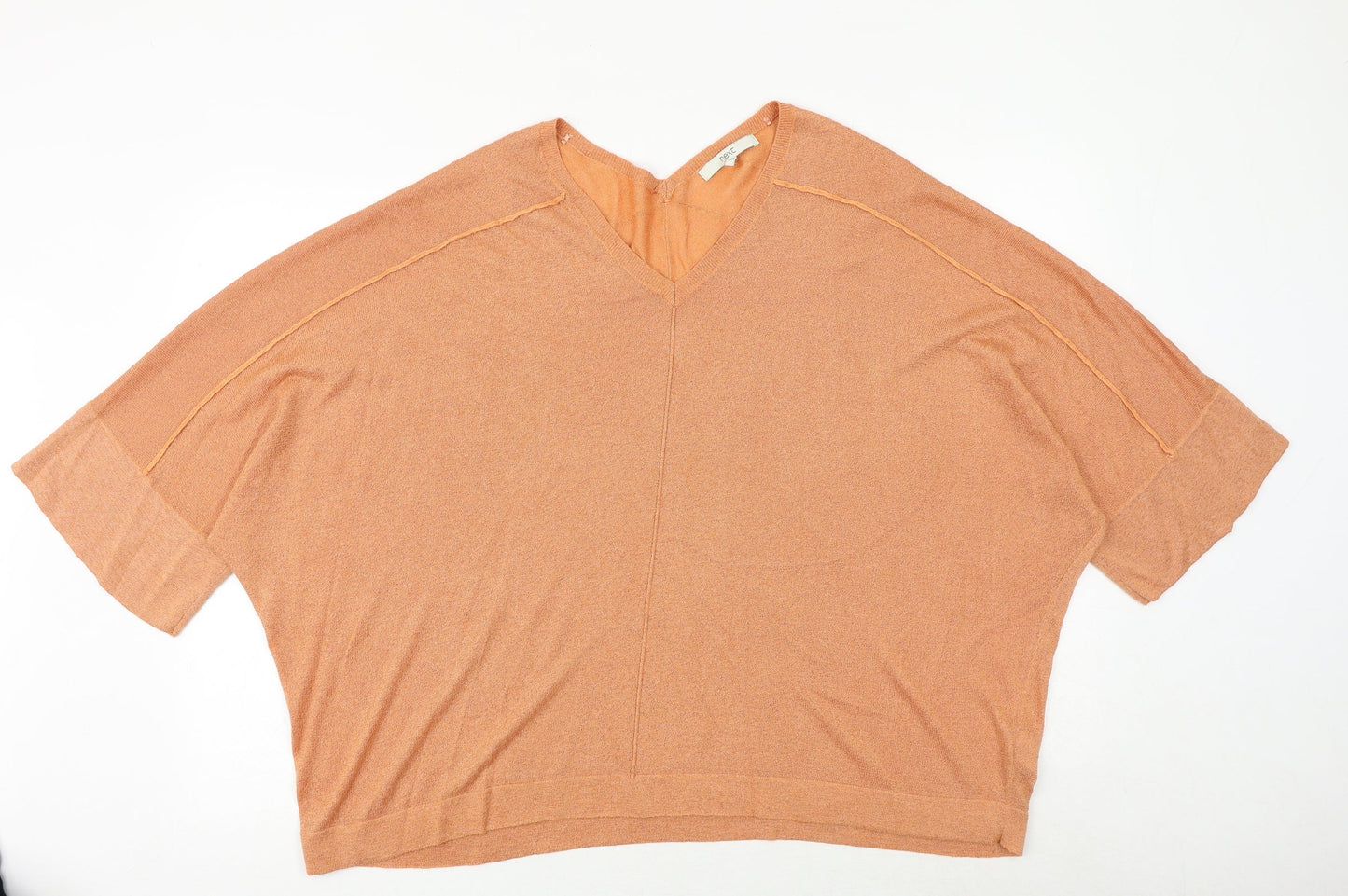 Womens UK Size XL NEXT Orange Basic Blouse