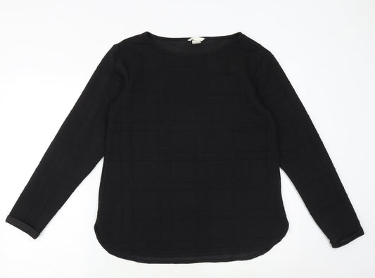 Womens UK Size S H&M Black Pullover Jumper