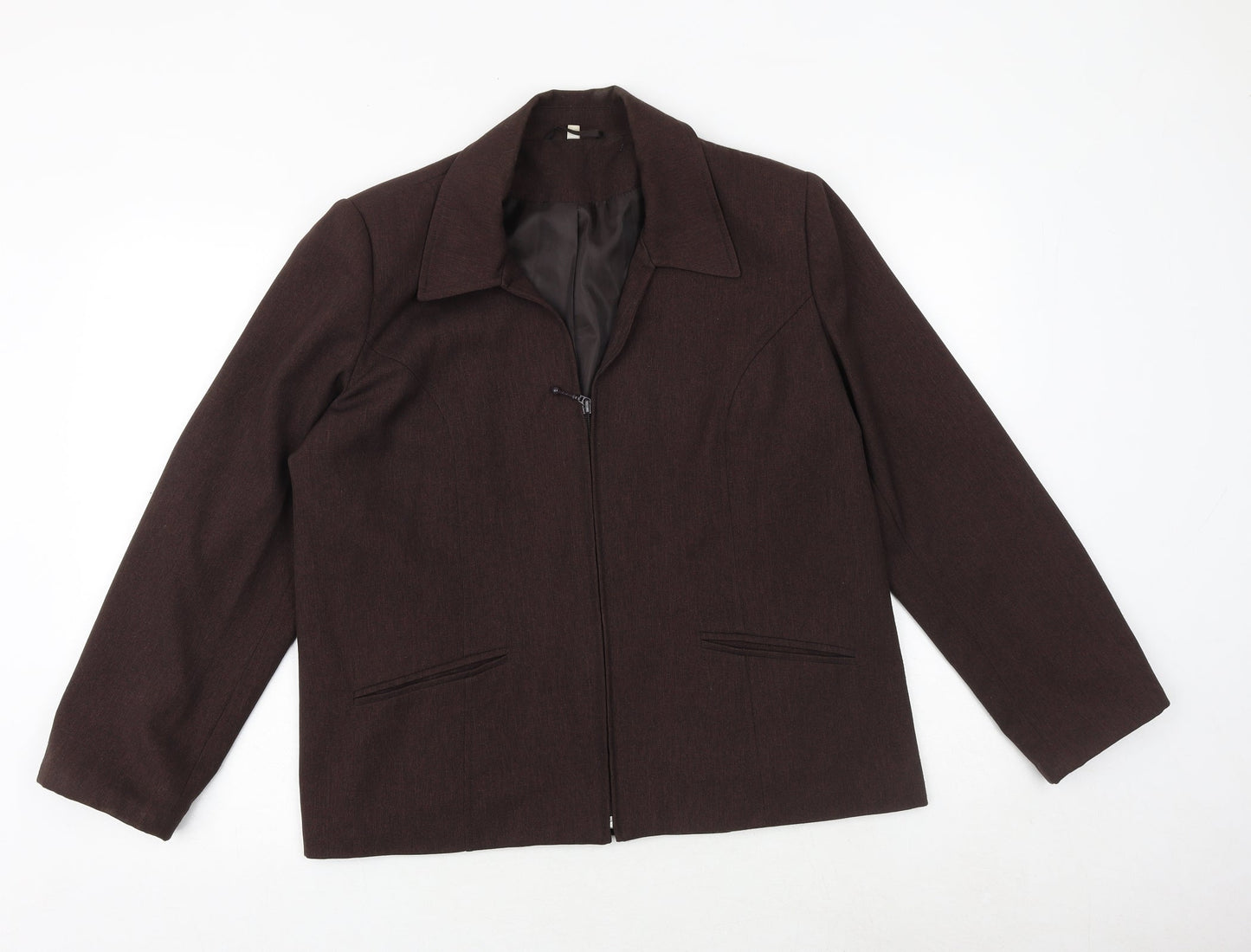 Womens UK Size 16 EWM Brown Jacket