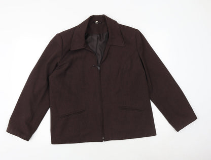Womens UK Size 16 EWM Brown Jacket