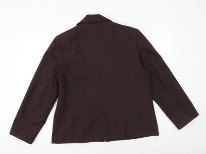 Womens UK Size 16 EWM Brown Jacket