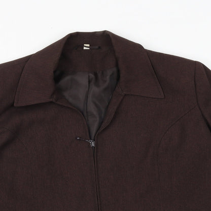 Womens UK Size 16 EWM Brown Jacket
