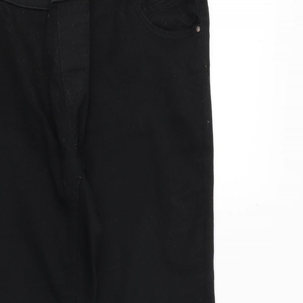 New Look Womens Black Cotton Skinny Jeans Size 10 Regular
