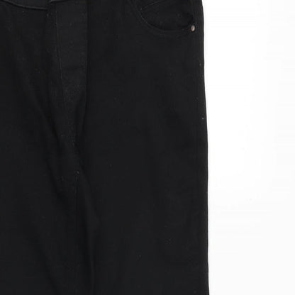 New Look Womens Black Cotton Skinny Jeans Size 10 Regular