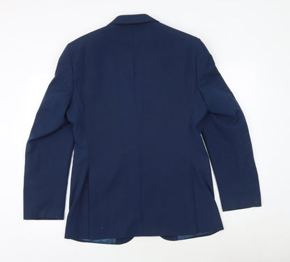 Mens UK Size 38 Marks and Spencer Regular Blue Suit Jacket
