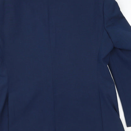 Mens UK Size 38 Marks and Spencer Regular Blue Suit Jacket