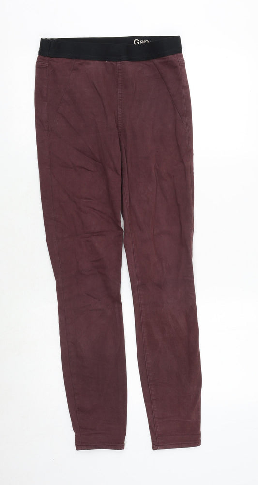 Gap Womens Red Cotton Jegging Jeans Size 27 in Regular