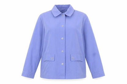 Klassic Womens Blue Jacket Size 14 Button
