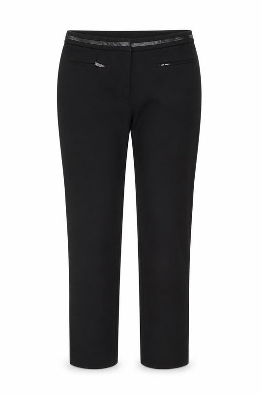Womens UK Size 8 H&M Regular Fit Dress Pants Black Trousers