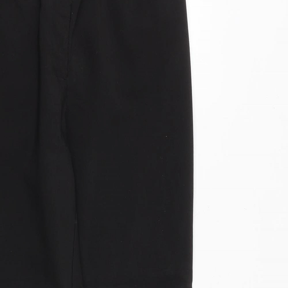 Womens UK Size 8 H&M Regular Fit Dress Pants Black Trousers