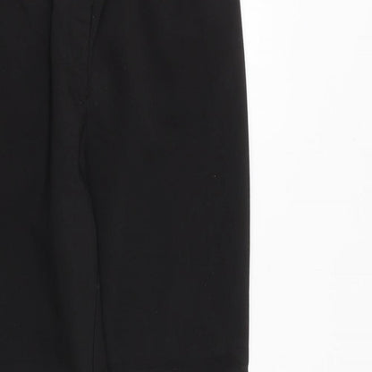 Womens UK Size 8 H&M Regular Fit Dress Pants Black Trousers