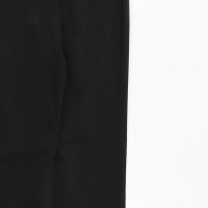 Womens UK Size 8 H&M Regular Fit Dress Pants Black Trousers